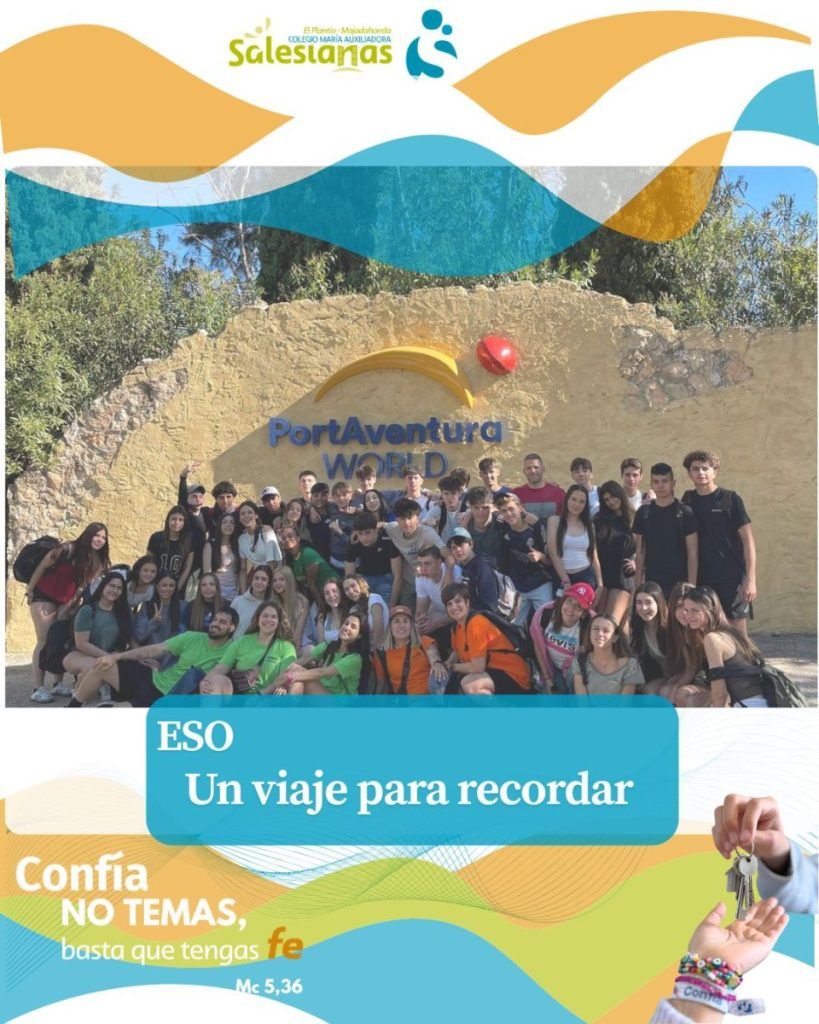 Alumnos de 4º de ESO de Salesianas Majadahonda disfrutan de su viaje de fin de curso a Cambrils con actividades culturales, náuticas y de convivencia.