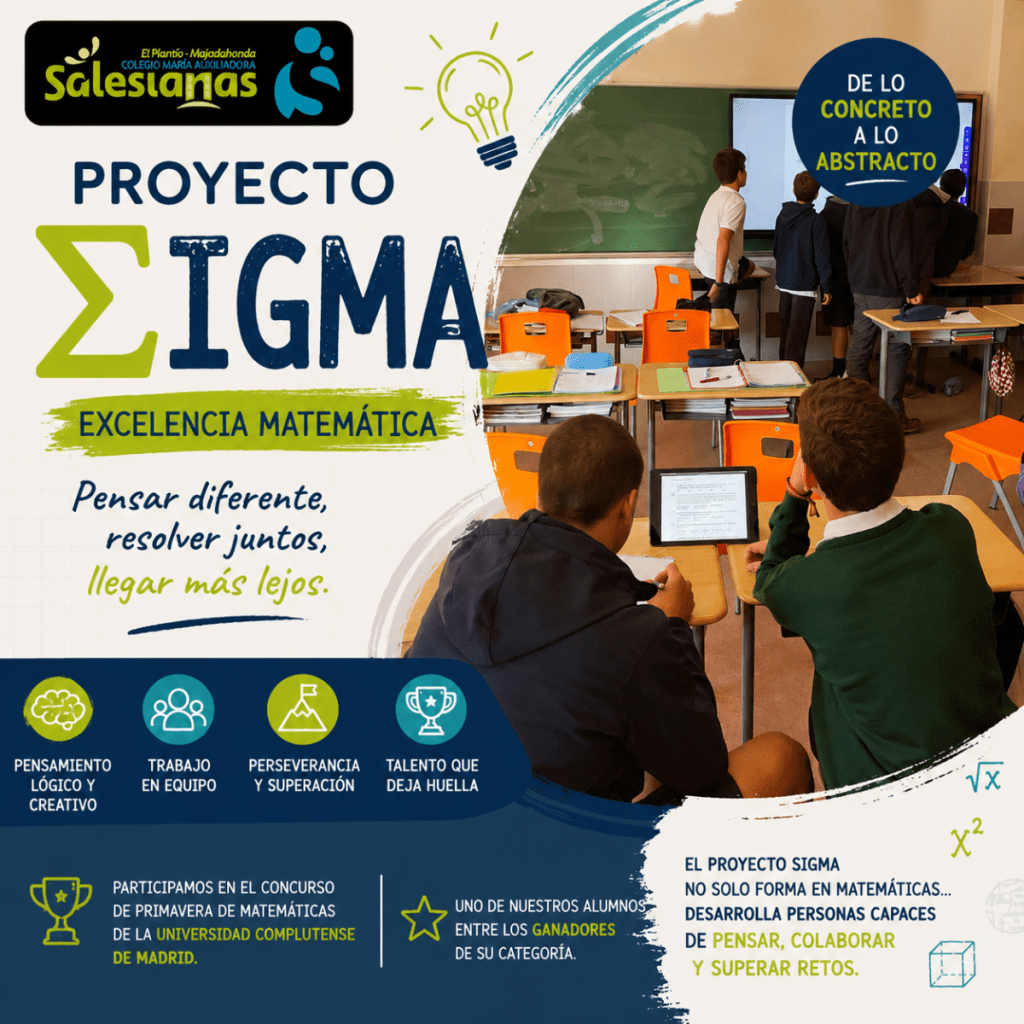 Descubre el Proyecto SIGMA una iniciativa para alumnos con talento matemático basada en el método Singapur y el desarrollo del pensamiento lógico.