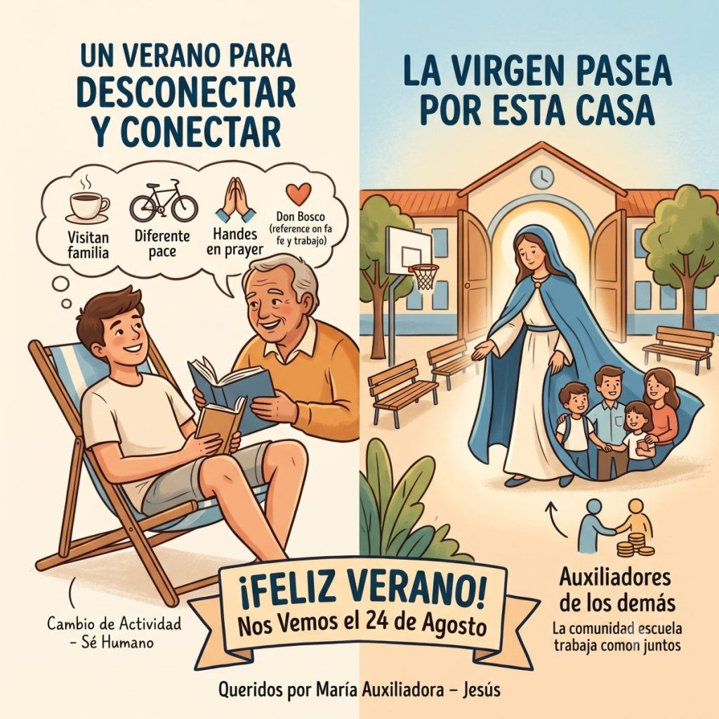 Comienzan las vacaciones de verano para nuestro Colegio Salesianas Majadahonda, pero antes de empezar, conviene aprender una última lección...